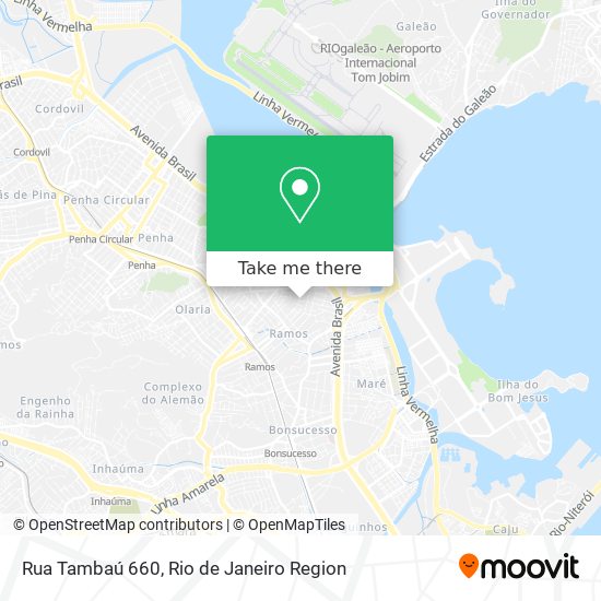Rua Tambaú 660 map
