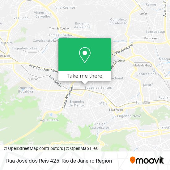 Rua José dos Reis 425 map
