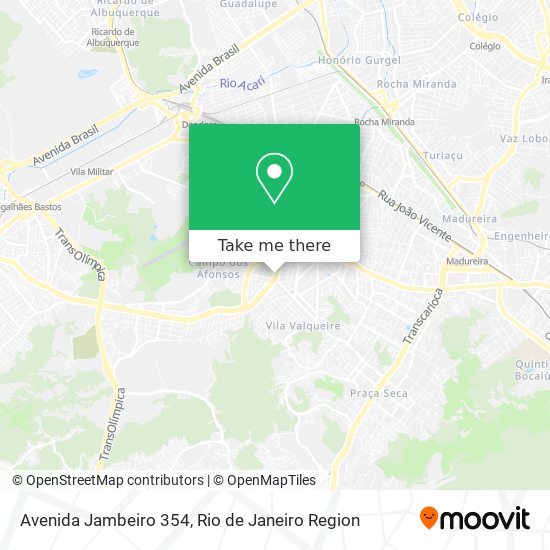 Avenida Jambeiro 354 map