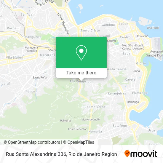 Rua Santa Alexandrina 336 map