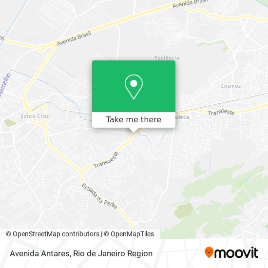 Avenida Antares map