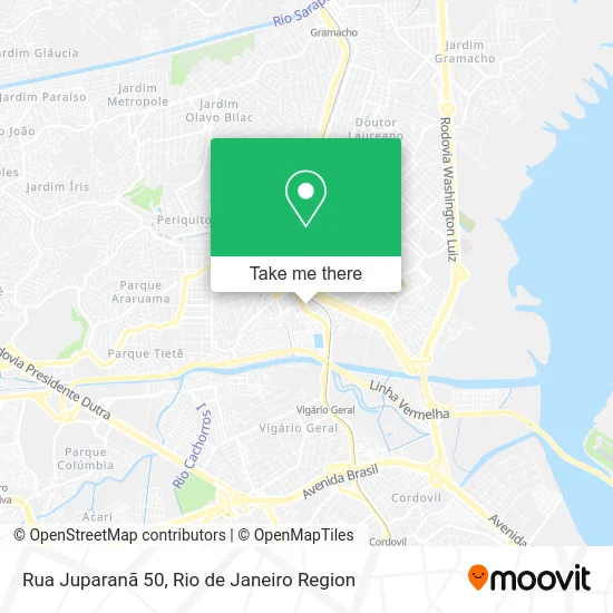 Rua Juparanã 50 map
