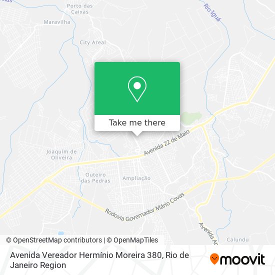 Avenida Vereador Hermínio Moreira 380 map