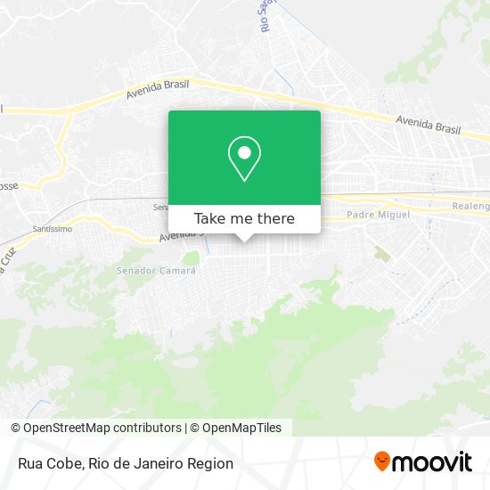 Rua Cobe map