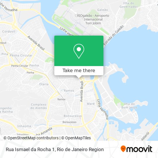 Mapa Rua Ismael da Rocha 1
