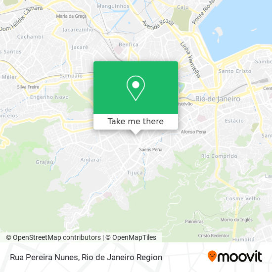 Mapa Rua Pereira Nunes