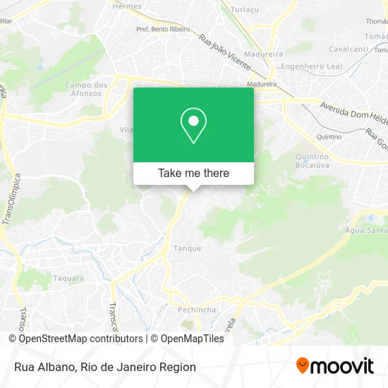 Rua Albano map