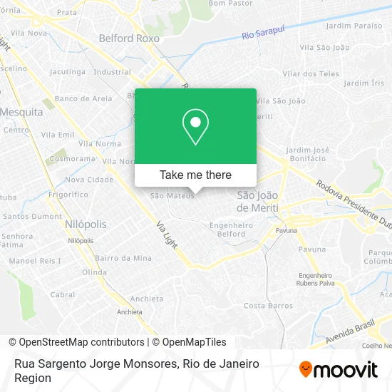 Rua Sargento Jorge Monsores map