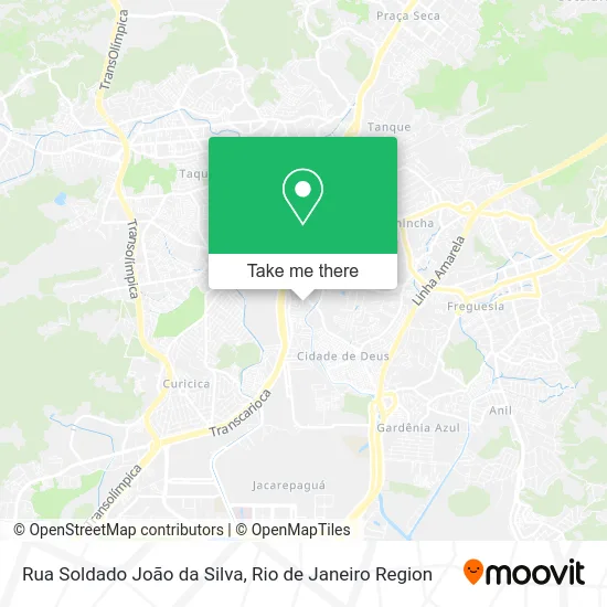 Rua Soldado João da Silva map