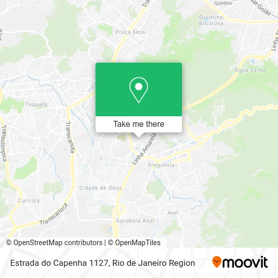 Estrada do Capenha 1127 map