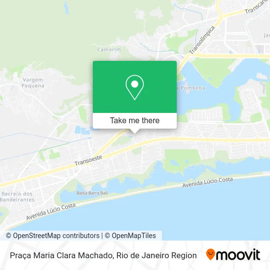 Praça Maria Clara Machado map
