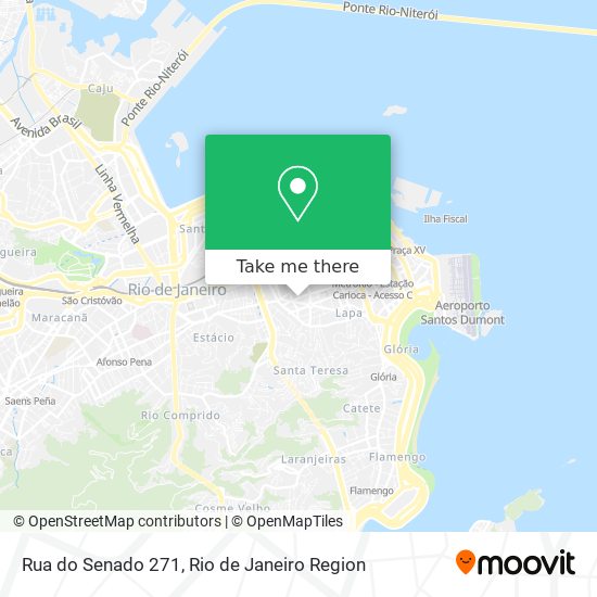 Mapa Rua do Senado 271