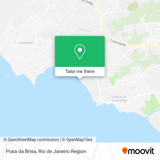Praia da Brisa map