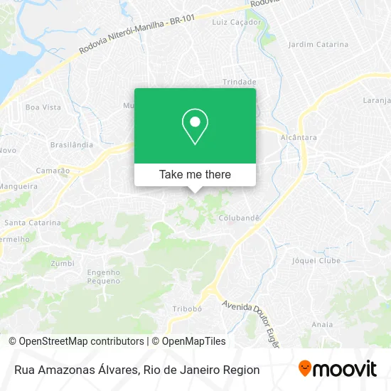 Rua Amazonas Álvares map