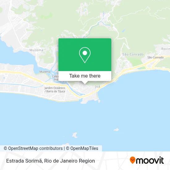 Estrada Sorimã map
