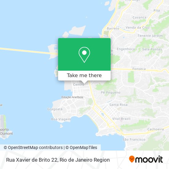 Rua Xavier de Brito 22 map