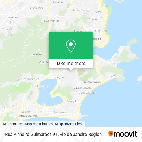 Mapa Rua Pinheiro Guimarães 91