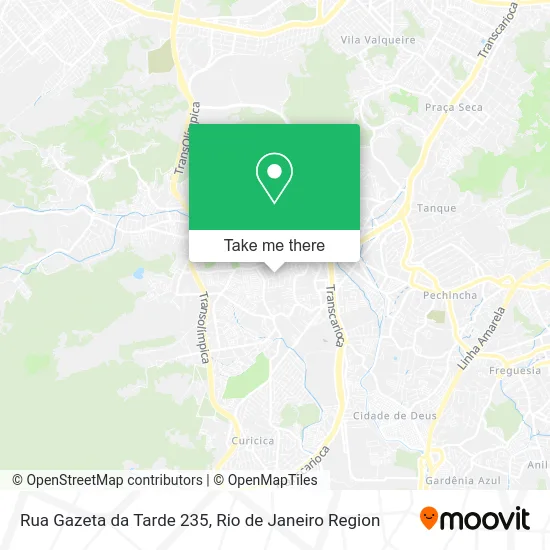 Rua Gazeta da Tarde 235 map