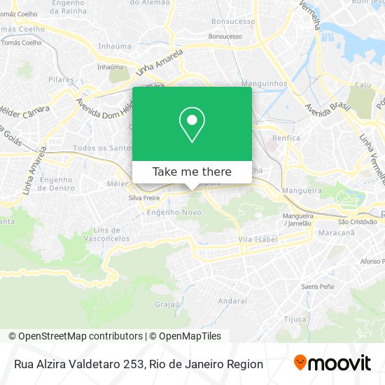 Rua Alzira Valdetaro 253 map