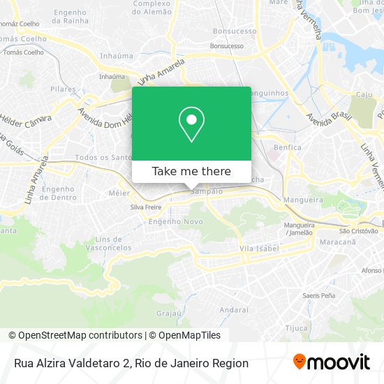 Rua Alzira Valdetaro 2 map