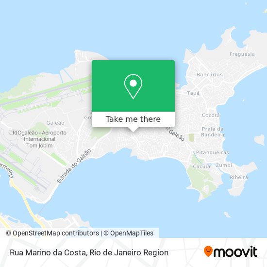 Mapa Rua Marino da Costa