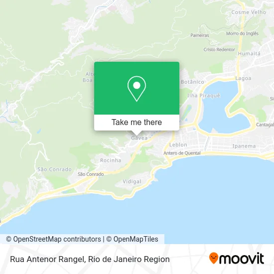 Rua Antenor Rangel map