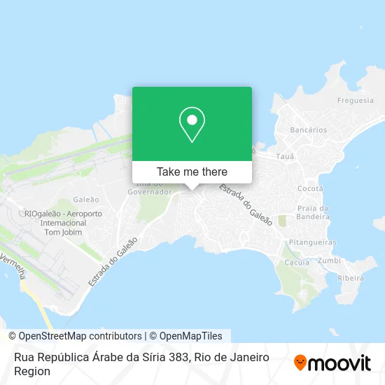 Rua República Árabe da Síria 383 map