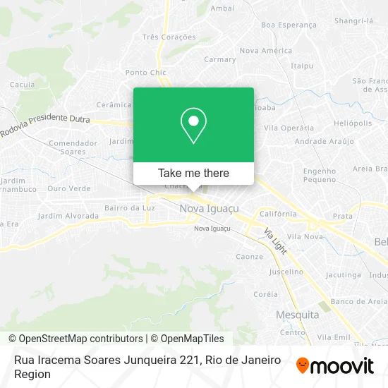 Rua Iracema Soares Junqueira 221 map