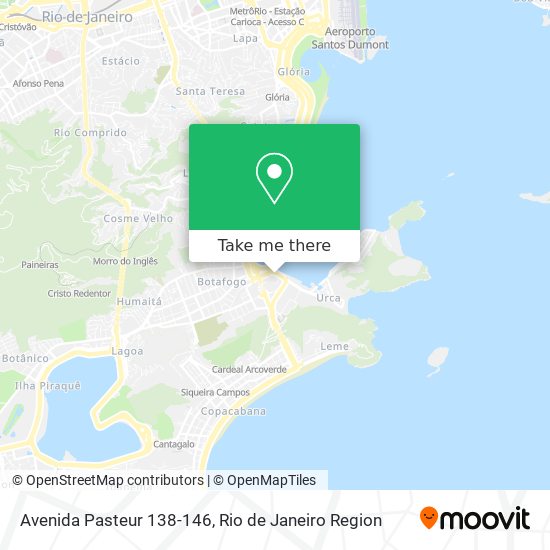 Mapa Avenida Pasteur 138-146