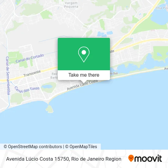 Avenida Lúcio Costa 15750 map