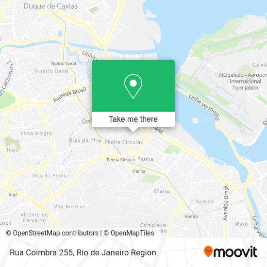Rua Coimbra 255 map