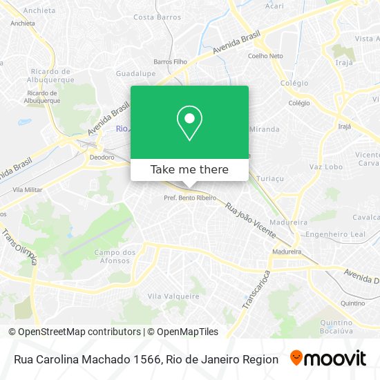 Rua Carolina Machado 1566 map