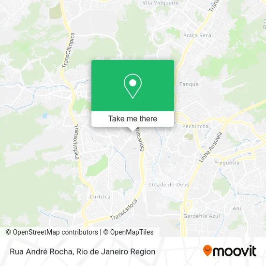 Rua André Rocha map