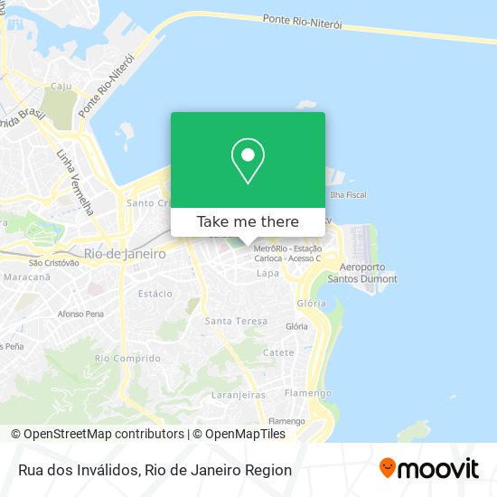 Mapa Rua dos Inválidos