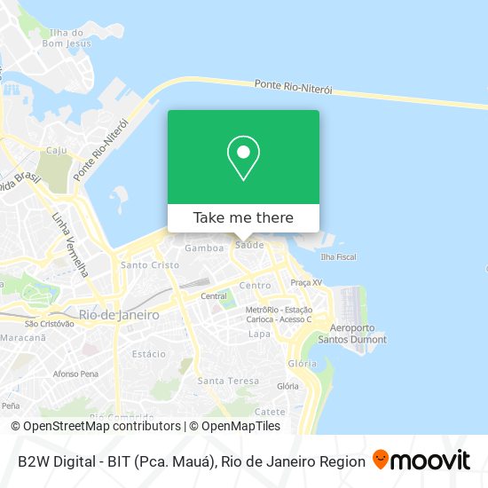 Mapa B2W Digital - BIT (Pca. Mauá)