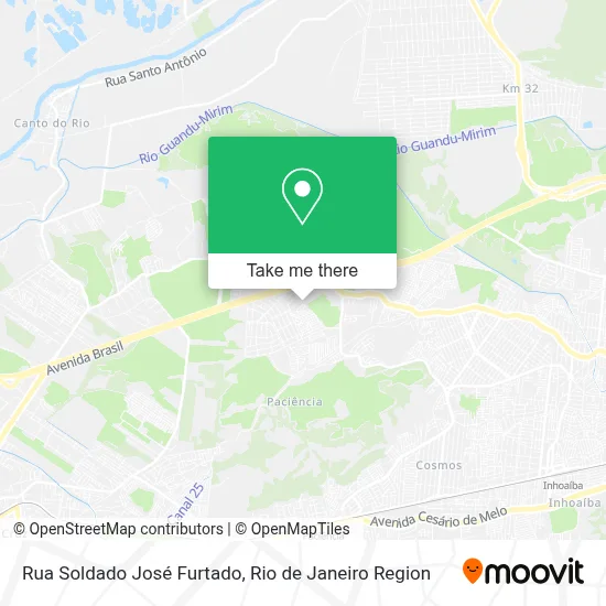 Rua Soldado José Furtado map