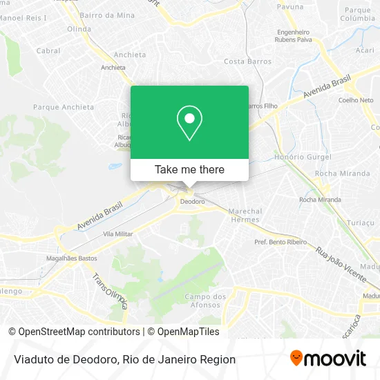 Viaduto de Deodoro map