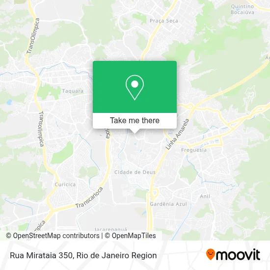 Rua Mirataia 350 map