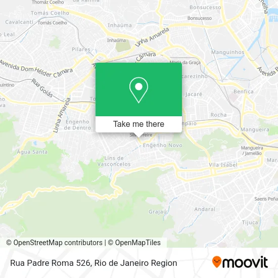 Rua Padre Roma 526 map