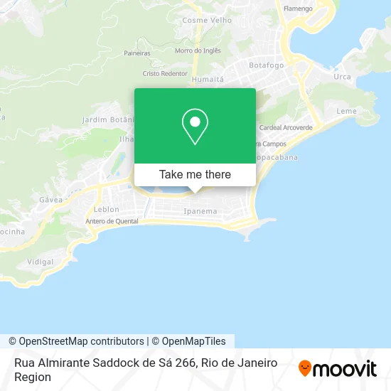 Rua Almirante Saddock de Sá 266 map