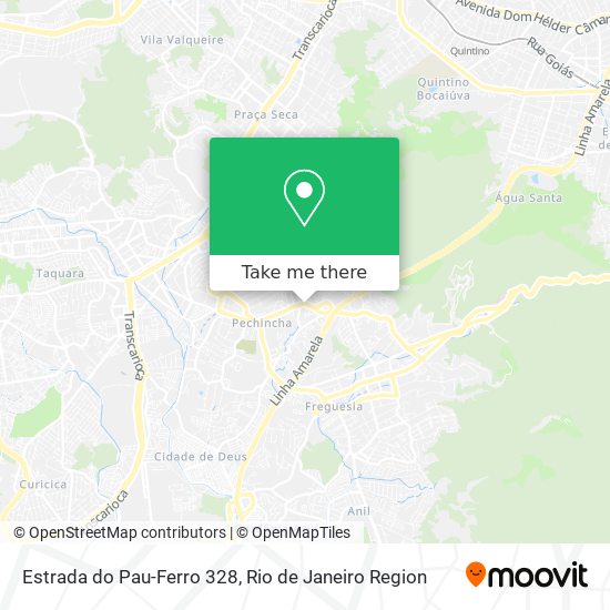 Estrada do Pau-Ferro 328 map