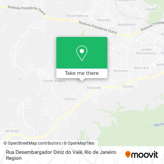 Rua Desembargador Diniz do Valê map