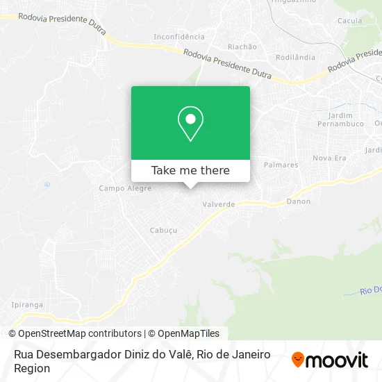 Rua Desembargador Diniz do Valê map