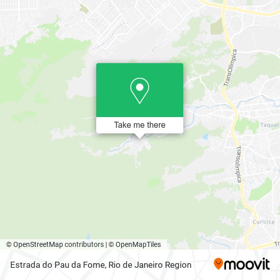 Estrada do Pau da Fome map