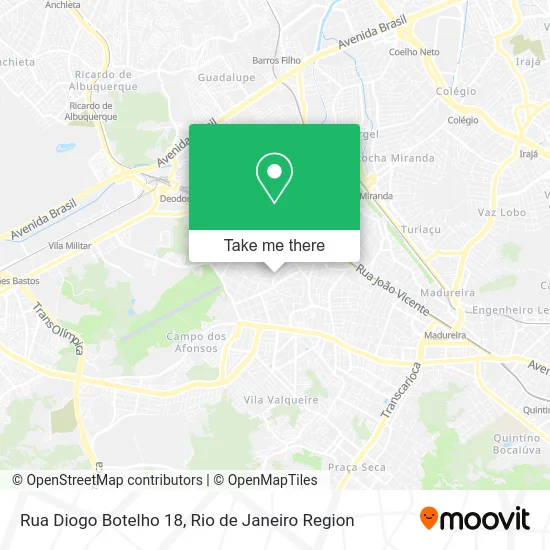 Rua Diogo Botelho 18 map