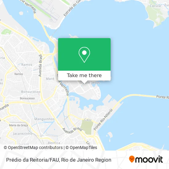 Prédio da Reitoria/FAU map