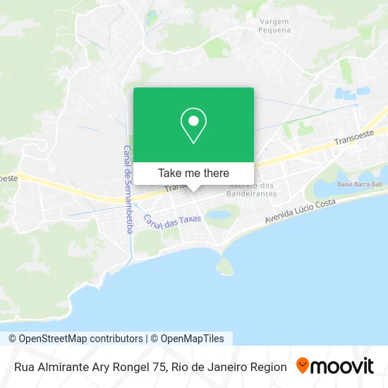 Rua Almirante Ary Rongel 75 map