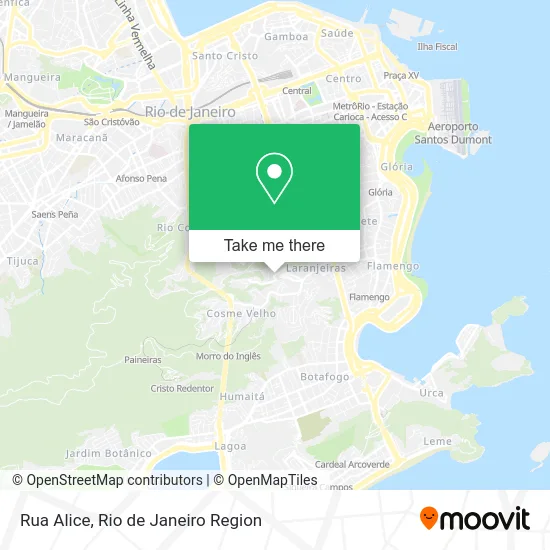 Rua Alice map