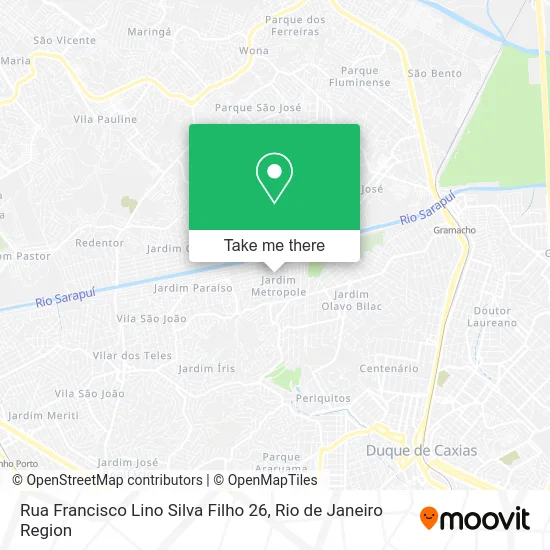 Rua Francisco Lino Silva Filho 26 map