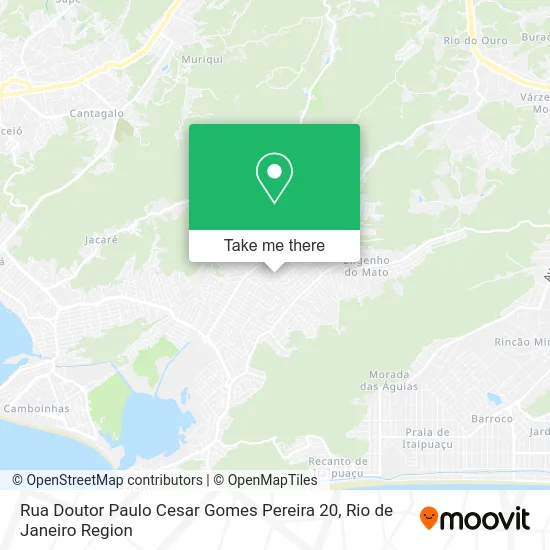 Rua Doutor Paulo Cesar Gomes Pereira 20 map